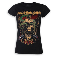 Tričko metal dámské Black Sabbath - Bloody Sabbath 666 - ROCK OFF - BSTS32LB