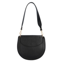 Luxusní kožená kabelka April, černá