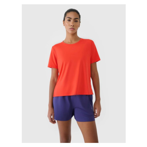 Dámské oversize rychleschnoucí tréninkové tričko 4F 4FRSS25TFTSF1236-62S