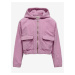 Světle fialová holčičí krátká manšestrová bunda ONLY Kenzie