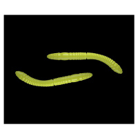 Libra Lures Fatty D’Worm Hot Yellow - D’Worm Tournament 5,5cm 12ks
