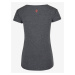 Tmavě šedé dámské sportovní tričko Kilpi GAROVE