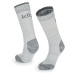Kilpi LECCO-U Unisex merino ponožky SU0806KI Šedá