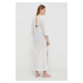 Bavlněné plážové šaty Calvin Klein bílá barva, KW0KW02437