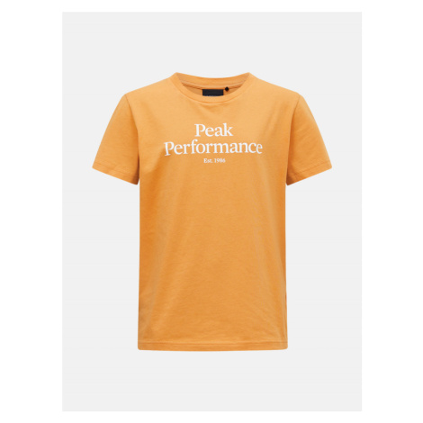 Tričko peak performance jr original tee oranžová