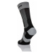 Nessi Sportswear Termoaktivní ponožky s ionty stříbra Trail X T-1 - Černo-Šedá
