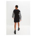 Bonprix RAINBOW mikinové šaty s pruhy Barva: Černá, Mezinárodní