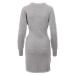 Karl Lagerfeld dámské úpletové šaty Knit šedé