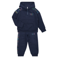 Emporio Armani EA7 LOGO SERIES TRACKSUIT Tmavě modrá