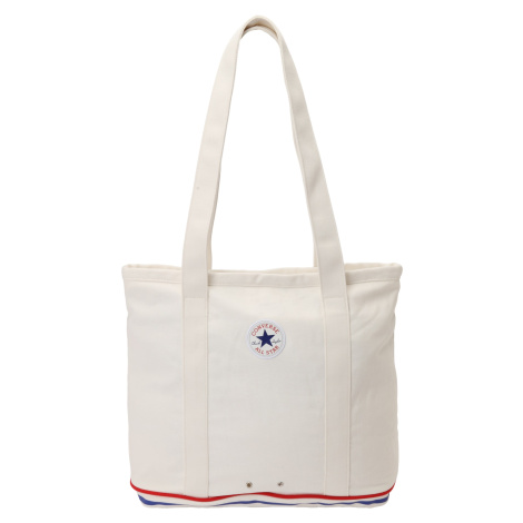 CONVERSE Nákupní taška 'CHUCK' modrá / červená / barva bílé vlny