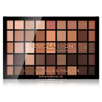 Makeup Revolution Maxi Reloaded Palette paletka pudrových očních stínů odstín Ultimate Nudes 45x