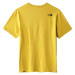The North Face EASY Pánské triko, žlutá, velikost