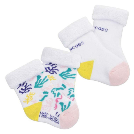 Dětské ponožky Marc Jacobs 2-pack růžová barva