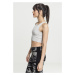 Dámské tílko // Urban classics Ladies Rib Cropped Top grey