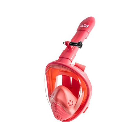 Aga Dětská celoobličejová šnorchlovací maska XS DS1111 růžová
