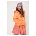 Dětská bunda Coccodrillo oranžová barva