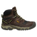 Pánské boty Keen Ridge Flex Mid WP MEN coffee bean/keen yellow 11UK