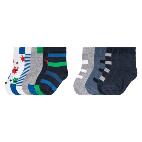lupilu® Chlapecké nízké ponožky s BIO bavlnou, 7 párů