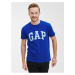 Modré pánské tričko basic s logem GAP