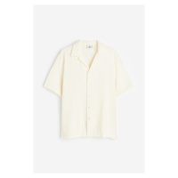 H & M - Mušelínová košile resort Regular Fit - bílá