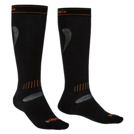 Pánské ponožky Bridgedale Ski Ultra Fit black/orange