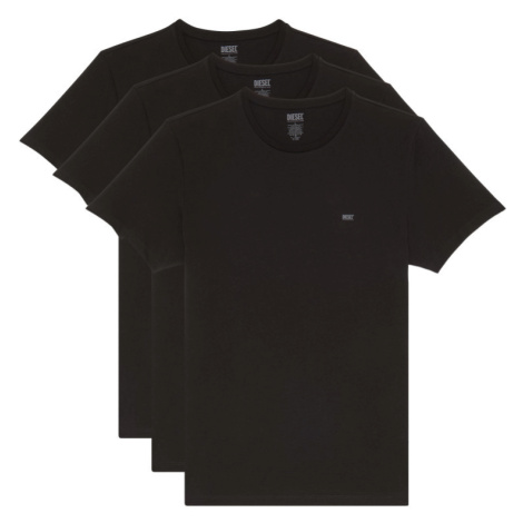 Tričko diesel umtee-jake 3-pack t-shirt černá