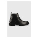 Kožené boty Pepe Jeans Ned Boot Relief pánské, černá barva