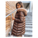 Dámský zimní kabát SOPHIA SNUGGLE TY3698 - HNĚDÝ XXL