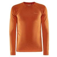 Craft CORE DRY ACTIVE COMFORT LS M Pánské funkční triko, oranžová, velikost
