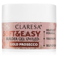 Claresa Soft&Easy Builder Gel podkladový gel na nehty odstín Gold Prosecco 12 g