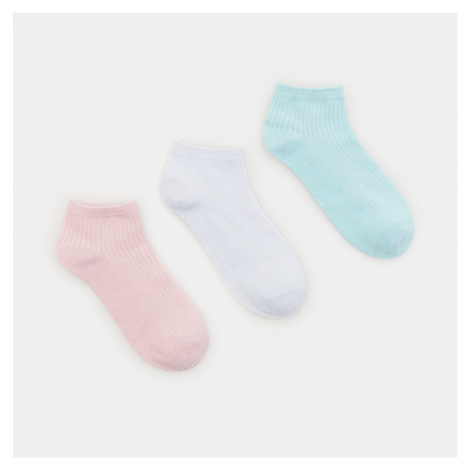 Sinsay - Sada 3 párů dámských ponožek - Vícebarevná