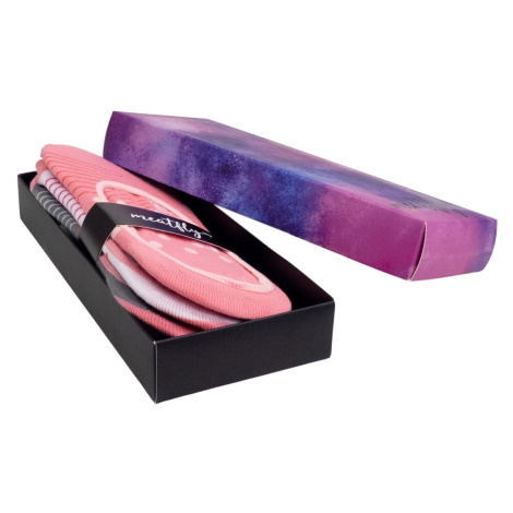 Meatfly ponožky Low Socks Gift Pack Pink Stripe | Růžová