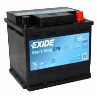 EXIDE START-STOP EFB 55Ah, 12V, EL550