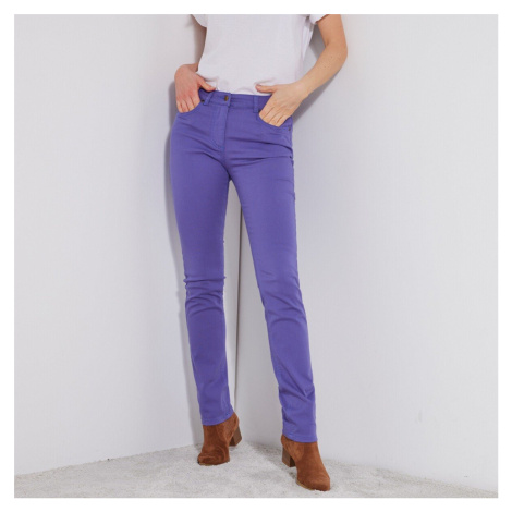 Úzké jednobarevné dlouhé kalhoty Blancheporte
