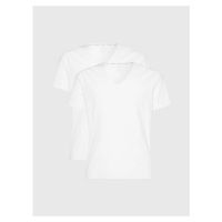 Spodní prádlo Pánská trička 2P V NECK 000NB1089A100 - Calvin Klein