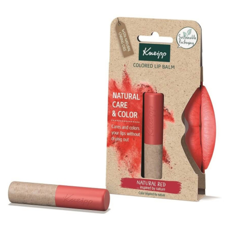 Kneipp Barevný balzám na rty Natural Red (Colored Lip Balm) 3,5 g