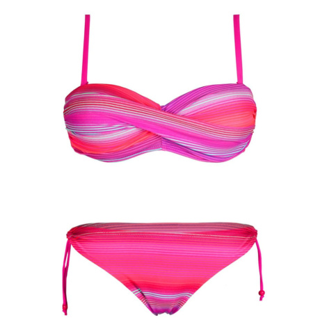 Izzy - dvoudílné plavky bandeau S91fialová Modera