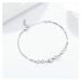 GRACE Silver Jewellery Stříbrný náramek Triple Infinity, stříbro 925/1000, nekonečno NR-SCB037/6