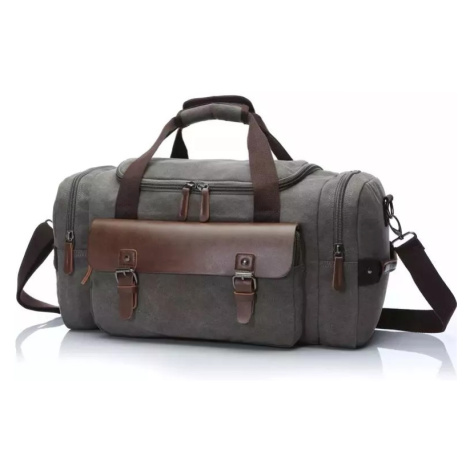 Canvasio cestovní příruční plátěná taška Basso Šedá 28L