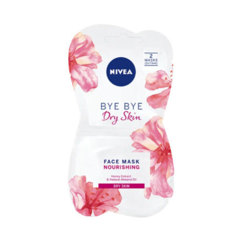 NIVEA Bye Bye Dry Skin výživná maska 2x7.5ml