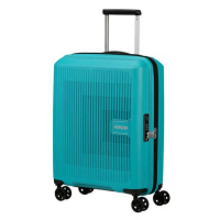 American Tourister Aerostep 55cm Tyrkysová Turquoise Tonic Spinner rozšiřitelný