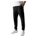 Pánské kalhoty // Urban Classics Washed Canvas Jogging Pants black