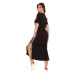 Willard FAKIRA Dlouhé dámské šaty, černá, velikost
