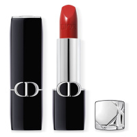 DIOR Rouge Dior dlouhotrvající rtěnka plnitelná odstín 743 Rouge Zinnia Satin 3,5 g