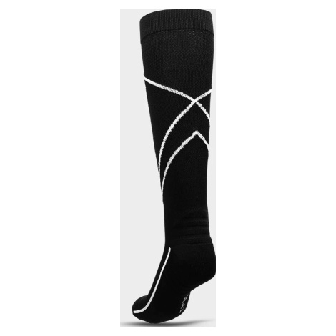 Dámské lyžařské ponožky 4F AW22UFSOF035 černé