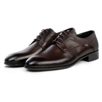 Pánské klasické boty z pravé kůže Ducavelli Sace, klasické boty Derby, klasické boty na šněrován