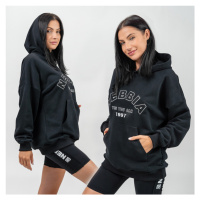 NEBBIA - Oversize mikina s kapucí GYM RAT 256 (black) - NEBBIA