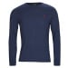 Polo Ralph Lauren K224SC08-LSCNCMSLM5-LONG SLEEVE-T-SHIRT Modrá