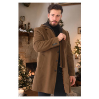 PLT8376 DEWBERRY MEN'S COAT-LIGHT CAMEL