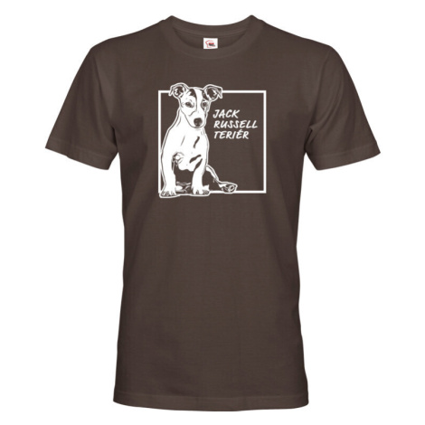 Pánské tričko pro milovníky zvířat -  Jack Russell teriér BezvaTriko